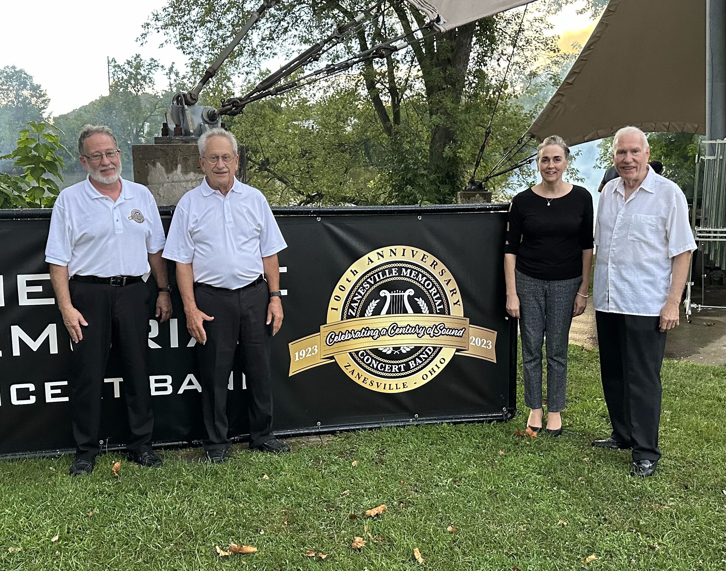 Photo of the former conductors of the Zanesville Memorial Band