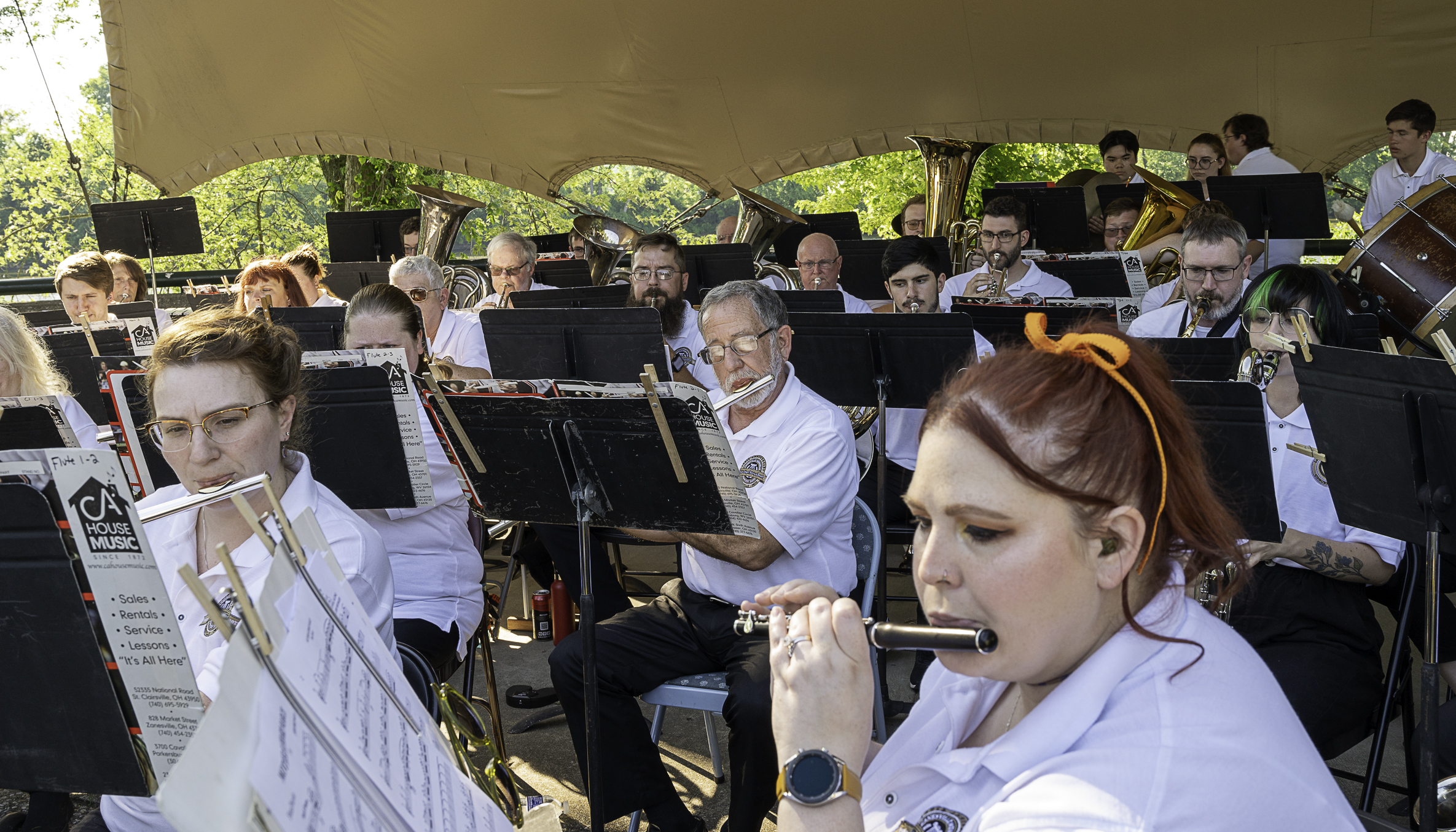 Photo of the Zanesville Memorial Band