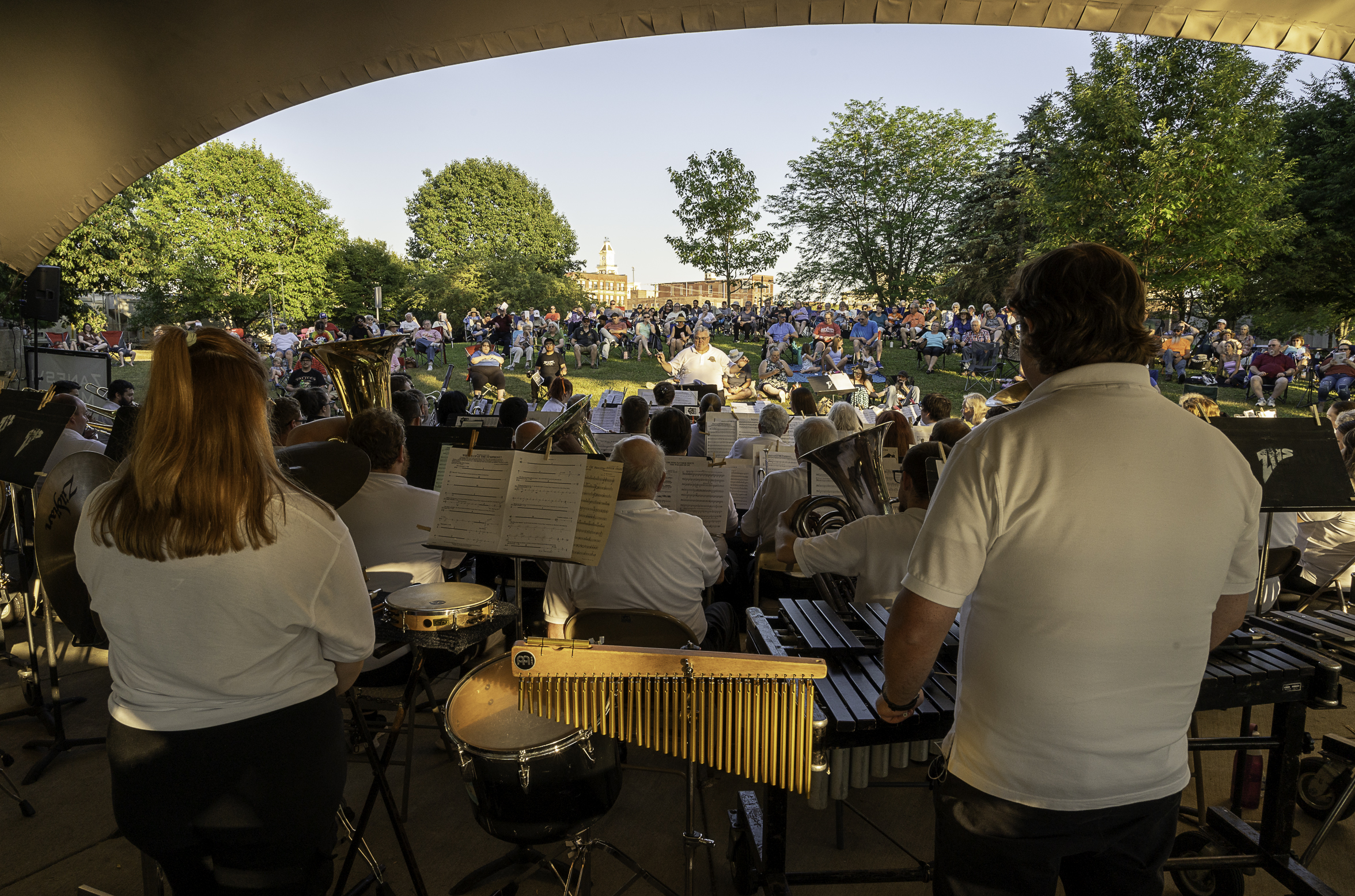 Photo of the Zanesville Memorial Band