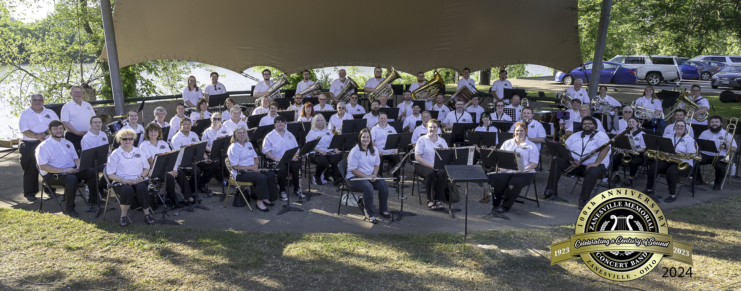 Photo of the Zanesville Memorial Band in 2024